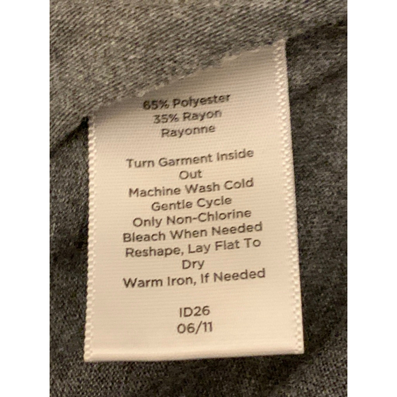 Women's Talbots Gray Tiered Ruffle Tank Top Size M - Picture 7 of 7